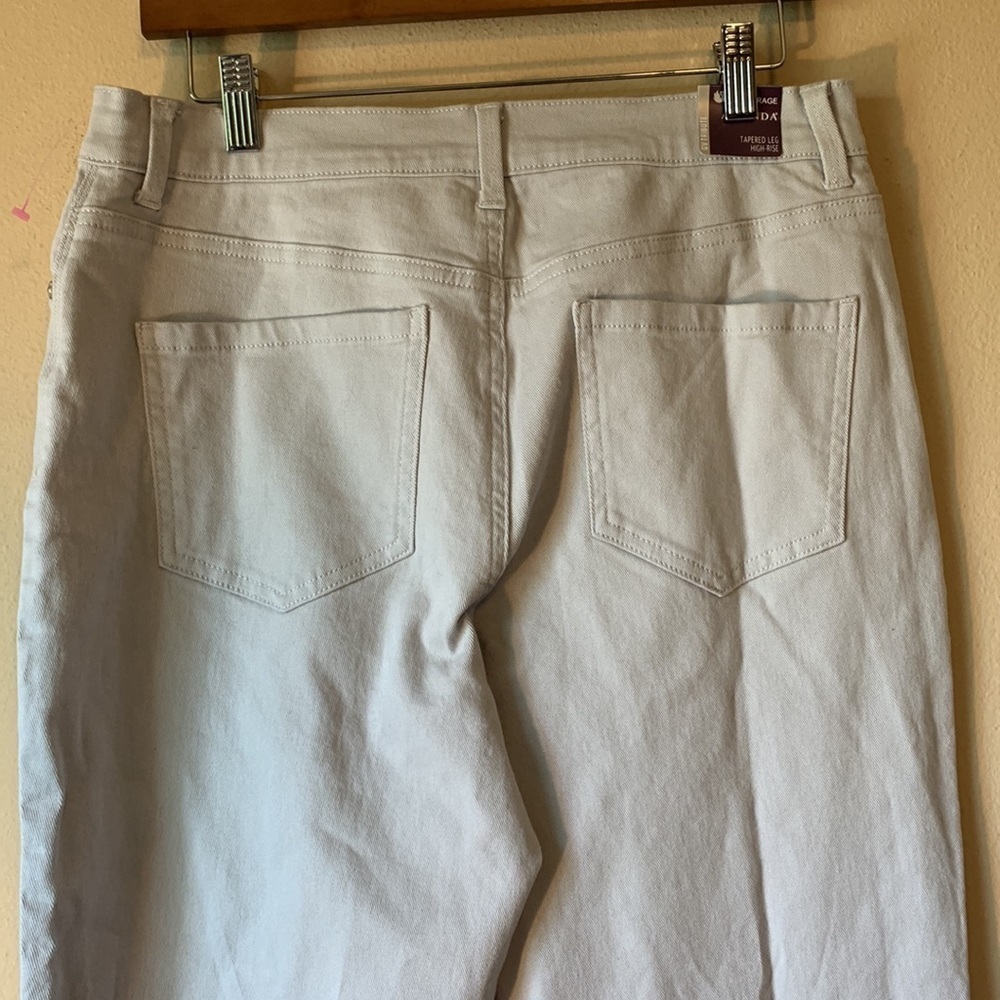 NWT Gloria Vanderbilt Amanda High Rise Tapered Jeans Grey Opal Sz 10 Avg Classic - Picture 6 of 14